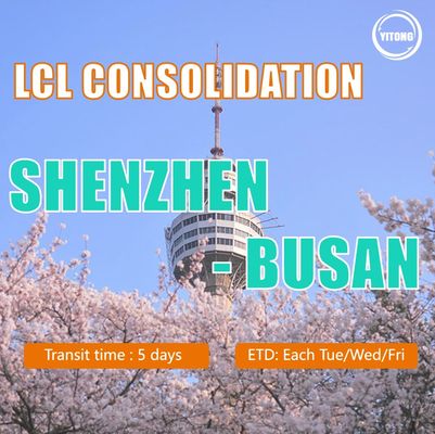 LCL Logistics From Shenzhen To Busan Korea