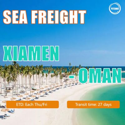 Sea Shipping From Xiamen To Oman