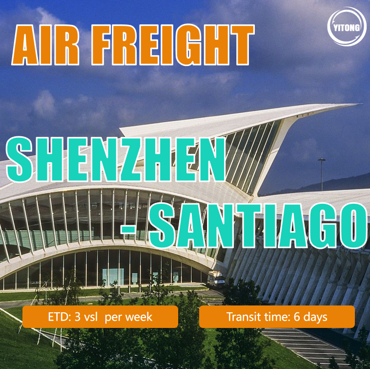 International Air Freight From Shenzhen To Santiago, Chile